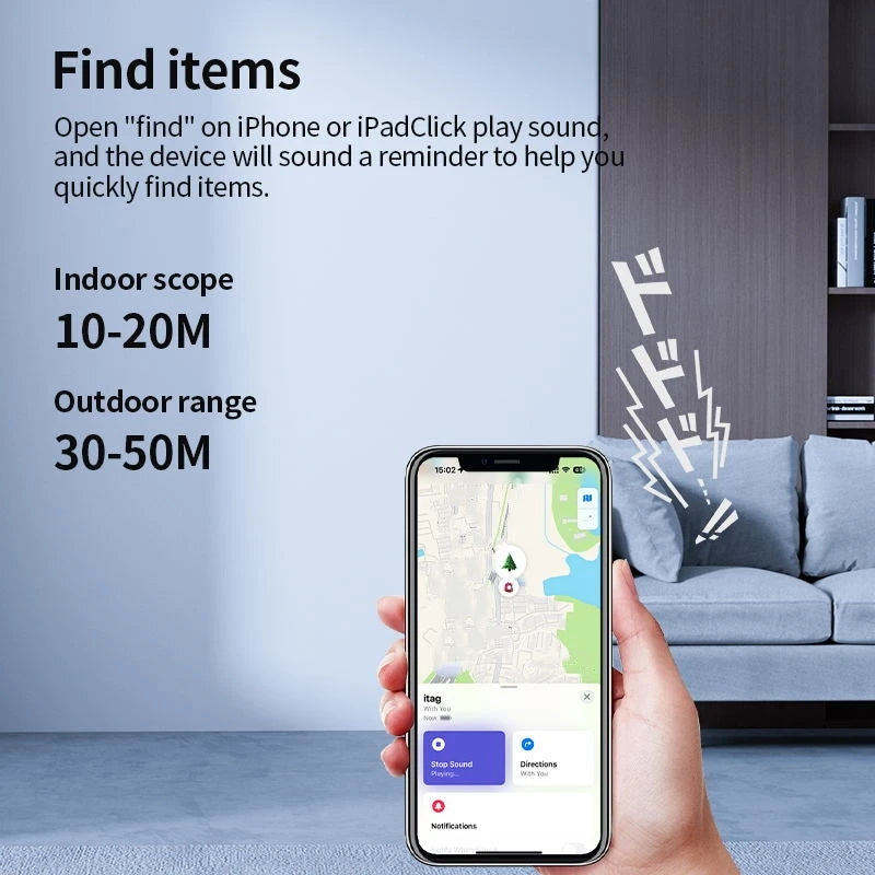 LocateMe: Rastreador inteligente con integración Find My