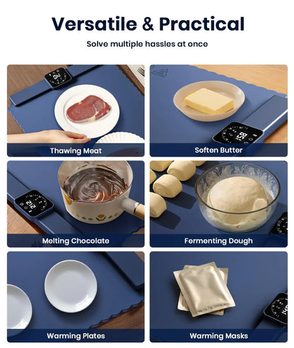 HeatPad: Electric Warming Tray with 5 Temperature Settings